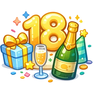 Invitaciones personalizadas de 18 años