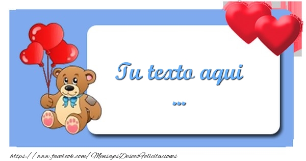 Personalizar tarjetas con texto de amor | Amor