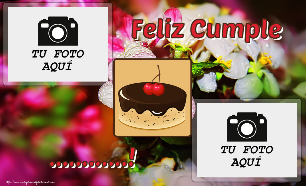 Personalizar tarjetas de cumpleaños | Feliz Cumple ...! - Marco de foto