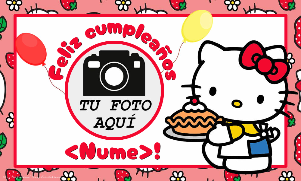 Feliz cumpleaños con Hello Kitty y fotos para la cumpleañera | Crea ...