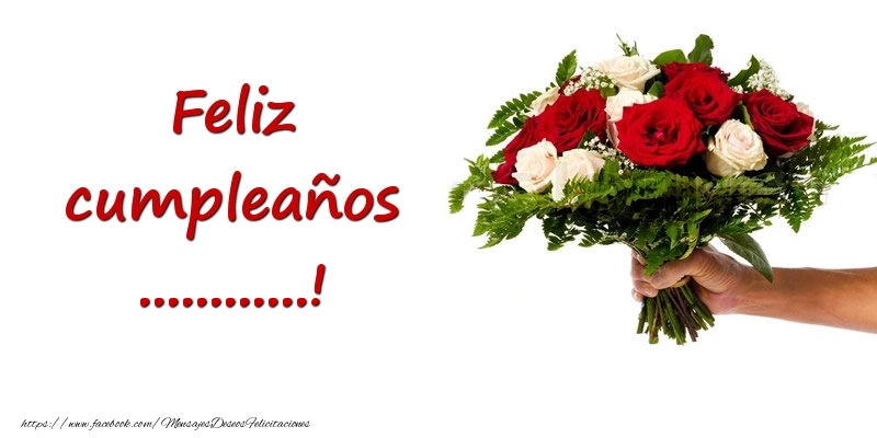 boleto láser leninismo Ramo de flores de feliz cumpleaños ...! | Crea felicitaciones  personalizadas con nombre | Cumpleaños