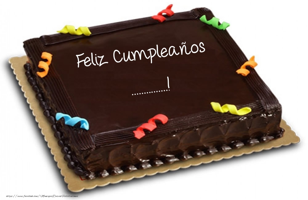 Personalizar tarjetas de cumpleaños | Tartas - Feliz Cumpleaños ...!