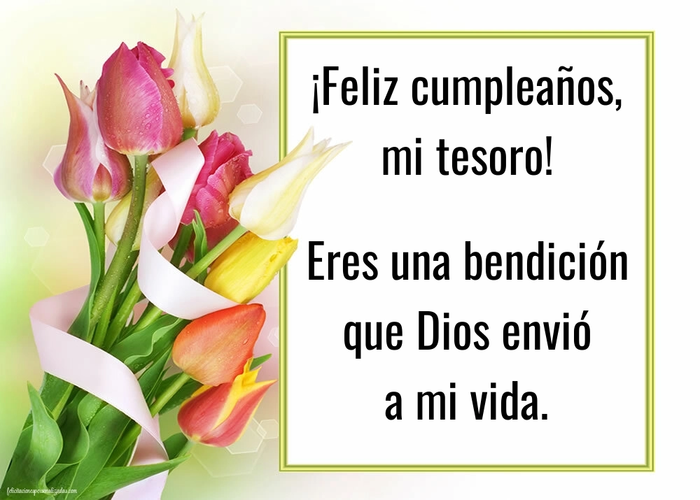 Imágenes con Frases de Feliz Cumpleaños Esposa: Flores