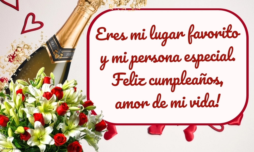 Imágenes con Frases de Feliz Cumpleaños Novia: Flores
