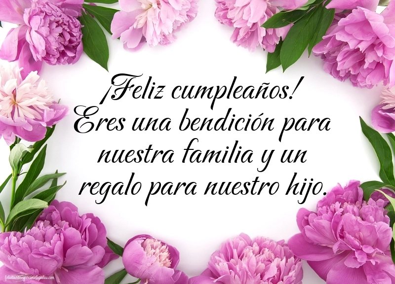 Imágenes con Frases de Feliz Cumpleaños Nuera: Flores