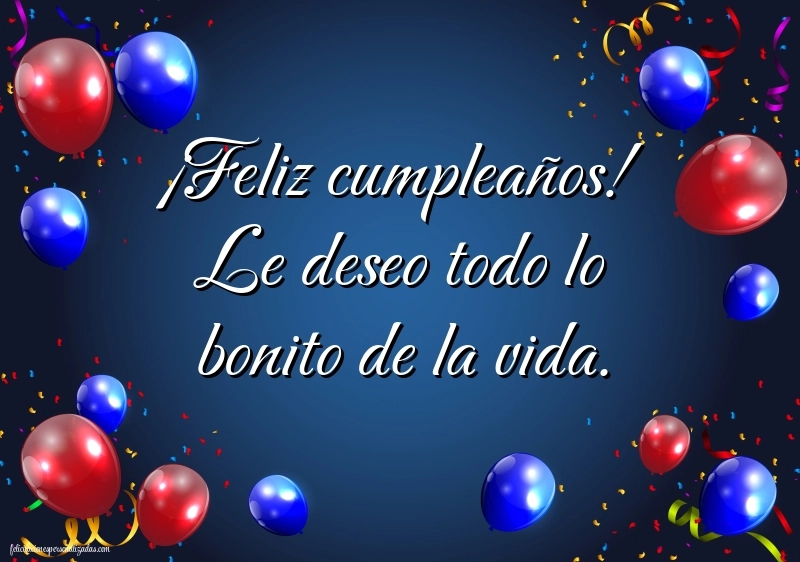 Imágenes con Frases de Feliz Cumpleaños Padrino: Globos