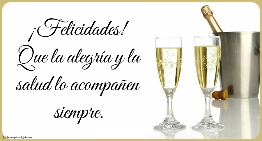 Imágenes con Frases de Feliz Cumpleaños Padrino: Champán