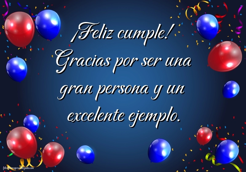 Imágenes con Frases de Feliz Cumpleaños Suegro: Globos