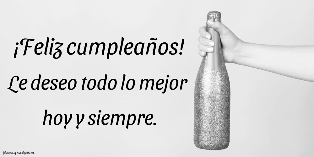 Imágenes con Frases de Feliz Cumpleaños Suegro: Champán