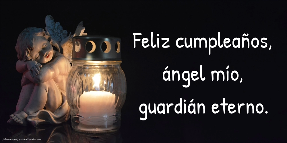 Imágenes de Feliz Cumpleaños en el Cielo: Velas y flores conmemorativas