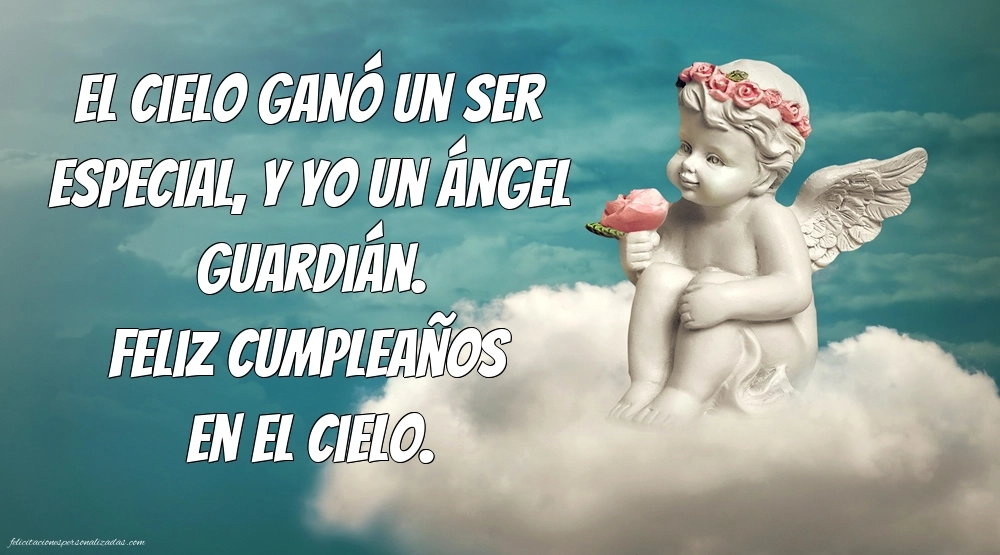 Imágenes de Feliz Cumpleaños en el Cielo: Flores y Velas (Conmemoración)