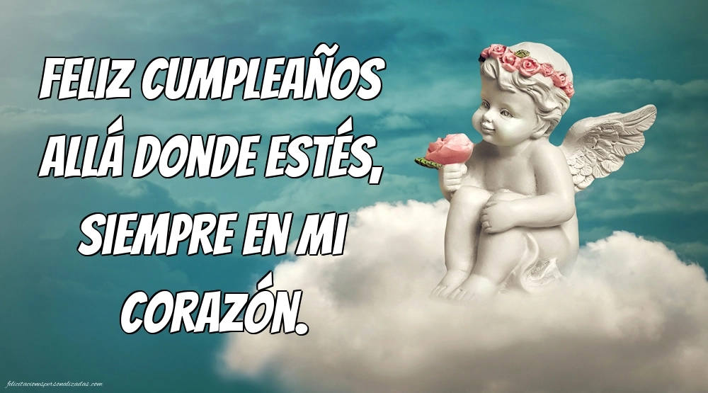 Imágenes de Feliz Cumpleaños hasta el Cielo Abuelo: Flores y Velas (Conmemoración)
