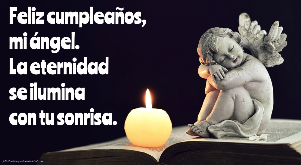Imágenes de Feliz Cumpleaños hasta el Cielo Esposa: Flores y Velas (Conmemoración)