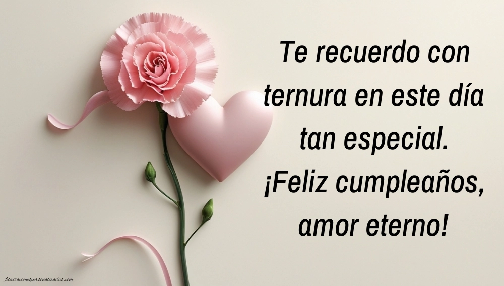 Imágenes de Feliz Cumpleaños hasta el Cielo Esposa: Flores y Velas (Conmemoración)