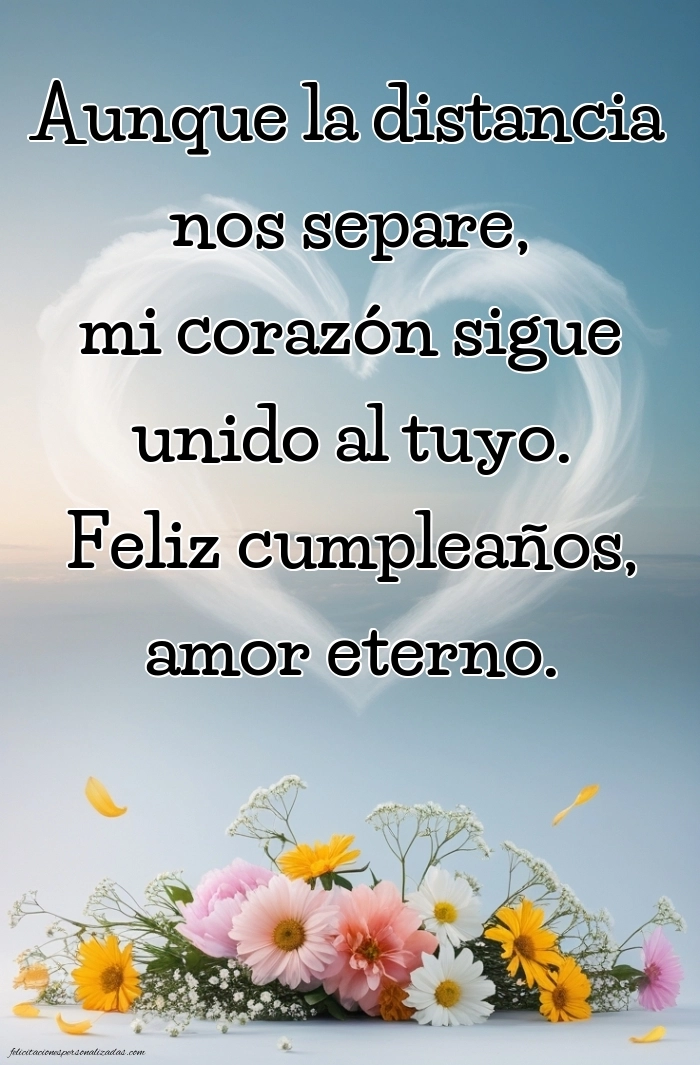 Imágenes de Feliz Cumpleaños hasta el Cielo Esposo: Flores y Velas (Conmemoración)