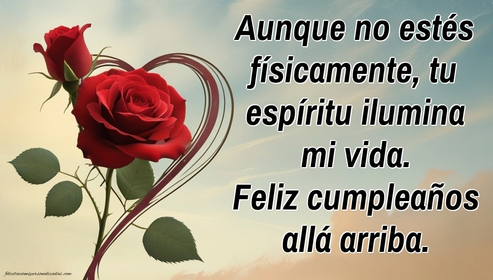 Imágenes de Feliz Cumpleaños hasta el Cielo Hermana: Flores y Velas (Conmemoración)