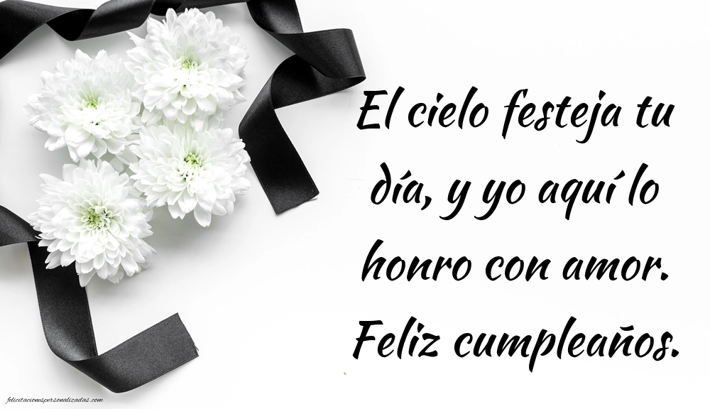 Imágenes de Feliz Cumpleaños hasta el Cielo Hermano: Flores y Velas (Conmemoración)