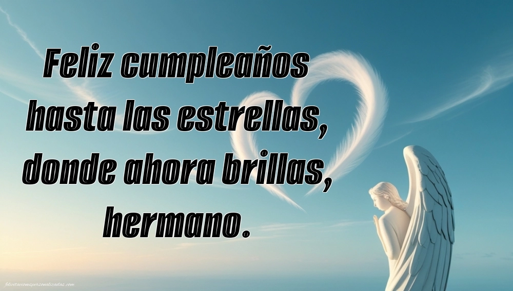 Imágenes de Feliz Cumpleaños hasta el Cielo Hermano: Flores y Velas (Conmemoración)