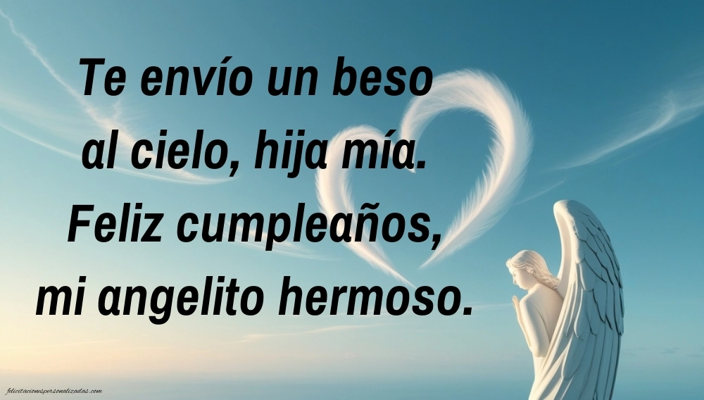Imágenes de Feliz Cumpleaños hasta el Cielo Hija: Flores y Velas (Conmemoración)