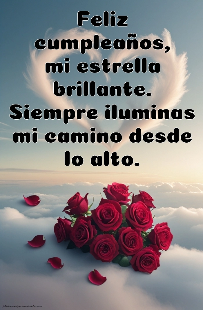 Imágenes de Feliz Cumpleaños hasta el Cielo Hija: Flores y Velas (Conmemoración)