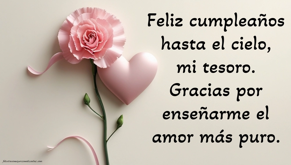 Imágenes de Feliz Cumpleaños hasta el Cielo Hija: Flores y Velas (Conmemoración)