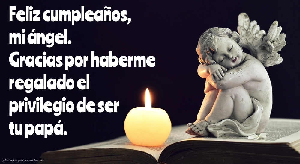 Imágenes de Feliz Cumpleaños hasta el Cielo Hija: Flores y Velas (Conmemoración)
