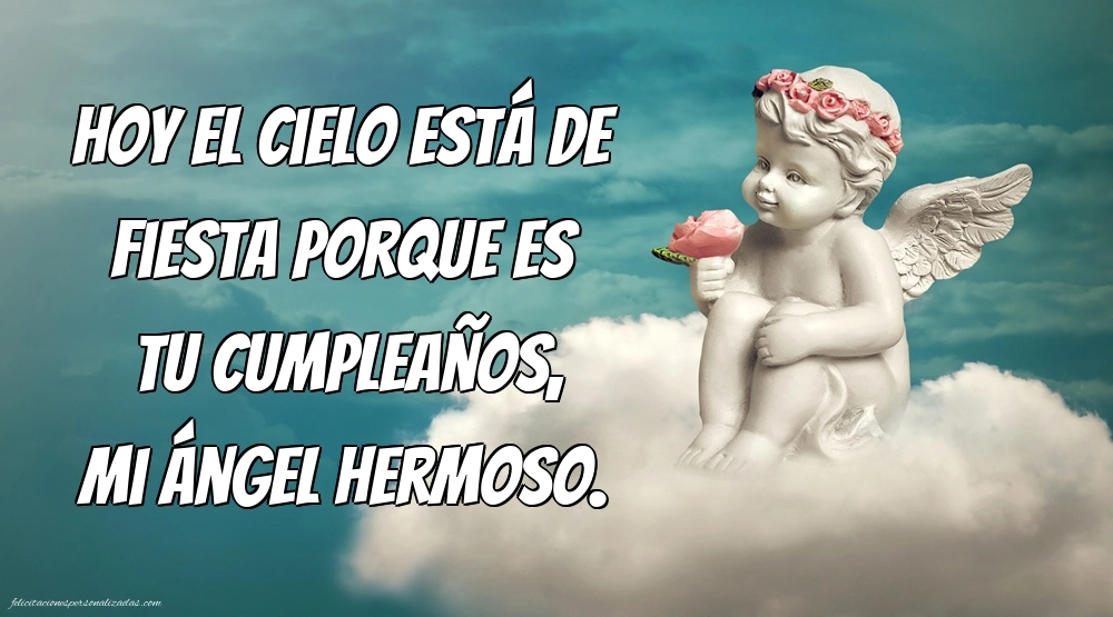 Imágenes de Feliz Cumpleaños hasta el Cielo Hijo: Flores y Velas (Conmemoración)