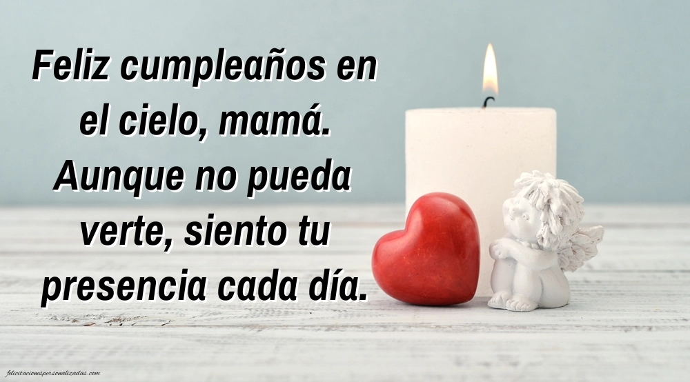 Imágenes de cumpleaños mama fallecida: Flores y Velas (Conmemoración)