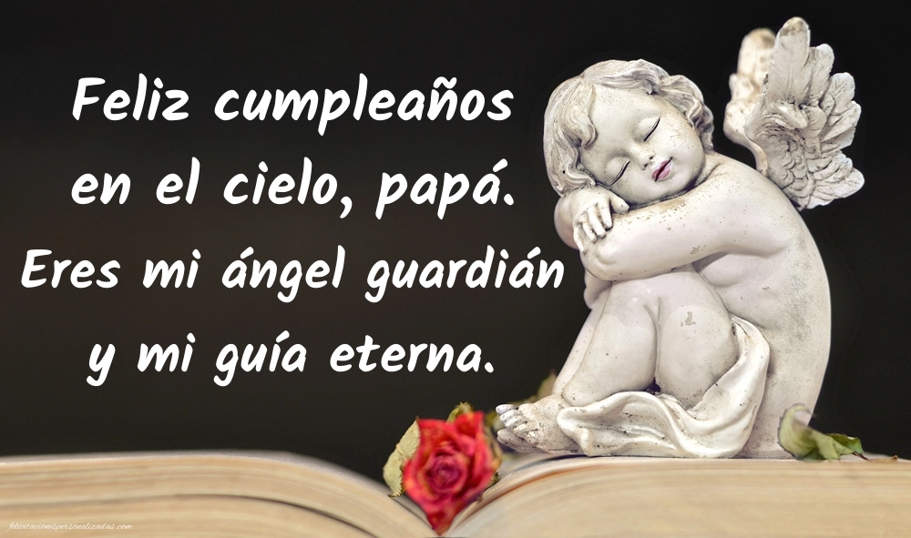 Imágenes de Feliz Cumpleaños hasta el Cielo Papà: Flores y Velas (Conmemoración)