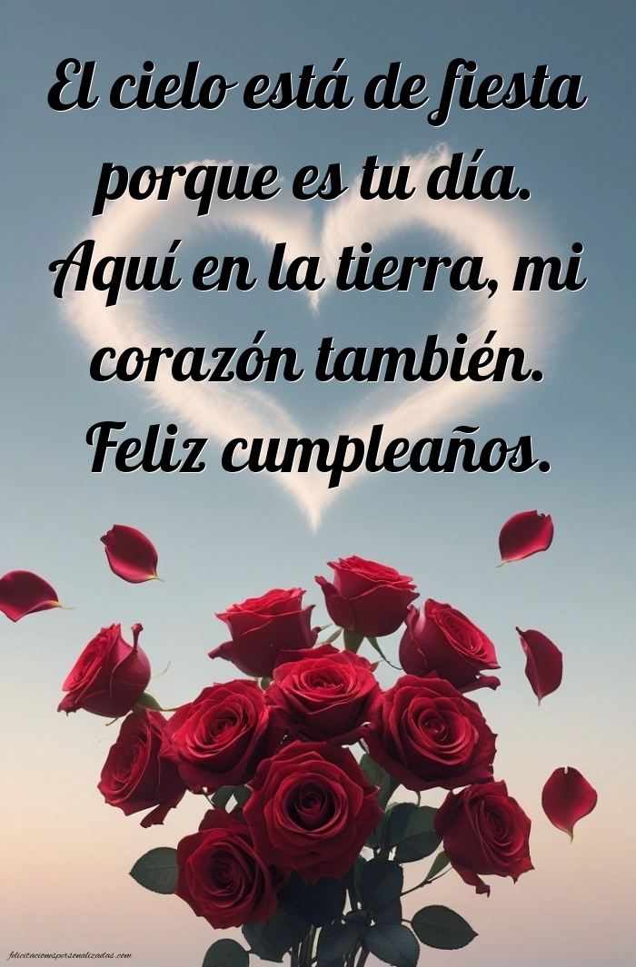 Imágenes de Feliz Cumpleaños hasta el Cielo Papà: Flores y Velas (Conmemoración)