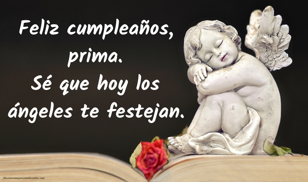 Imágenes de Feliz Cumpleaños hasta el Cielo Prima: Flores y Velas (Conmemoración)