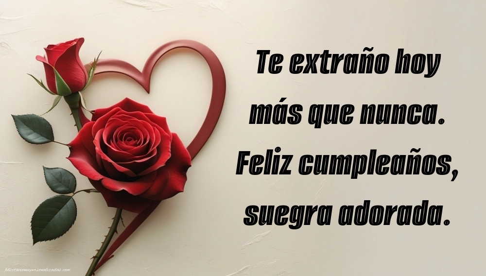 Imágenes de Feliz Cumpleaños hasta el Cielo Suegra: Flores y Velas (Conmemoración)