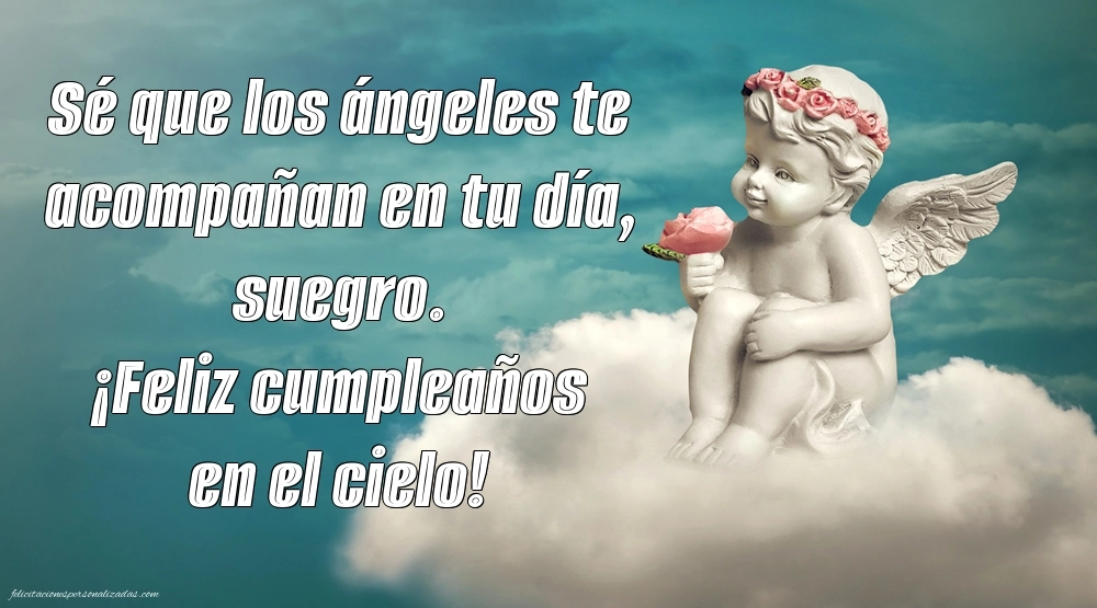 Imágenes de Feliz Cumpleaños hasta el Cielo Suegro: Flores y Velas (Conmemoración)