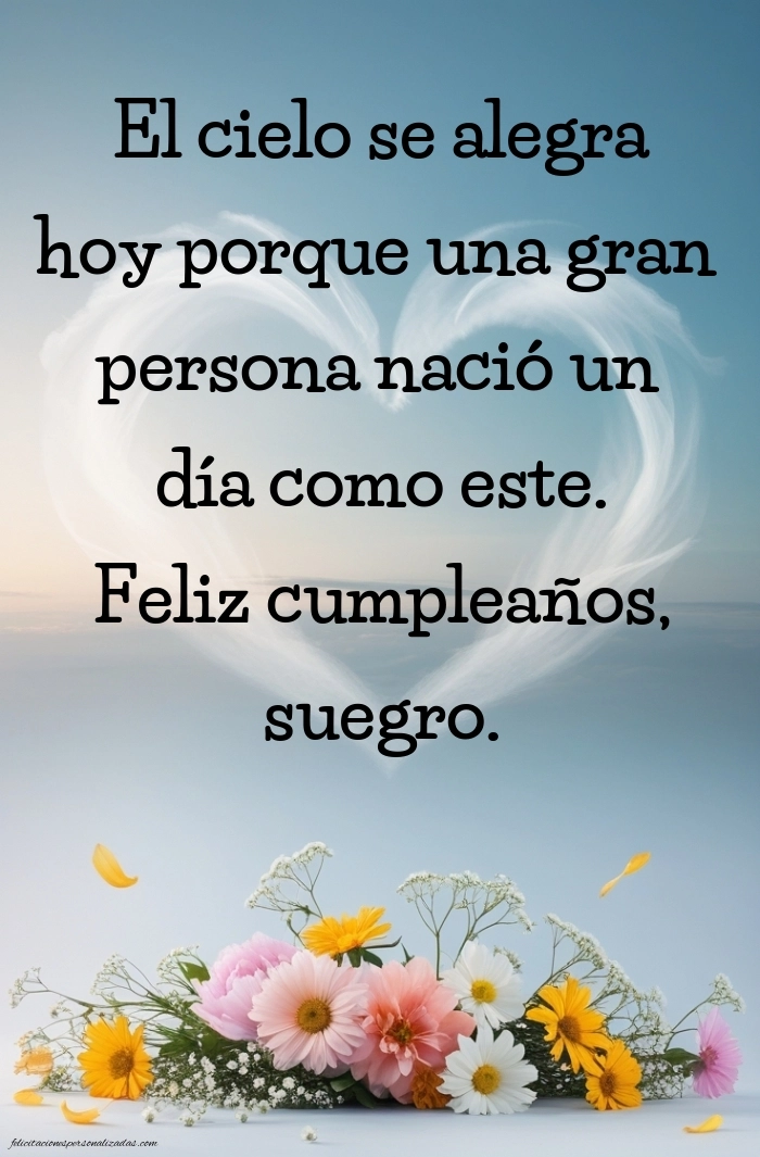 Imágenes de Feliz Cumpleaños hasta el Cielo Suegro: Flores y Velas (Conmemoración)