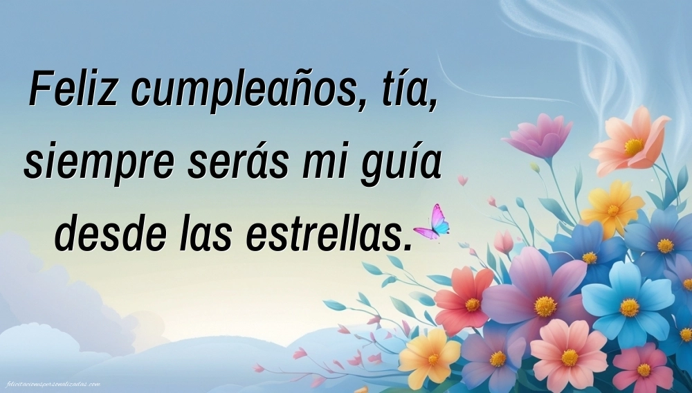 Imágenes de Feliz Cumpleaños hasta el Cielo Tia: Flores y Velas (Conmemoración)