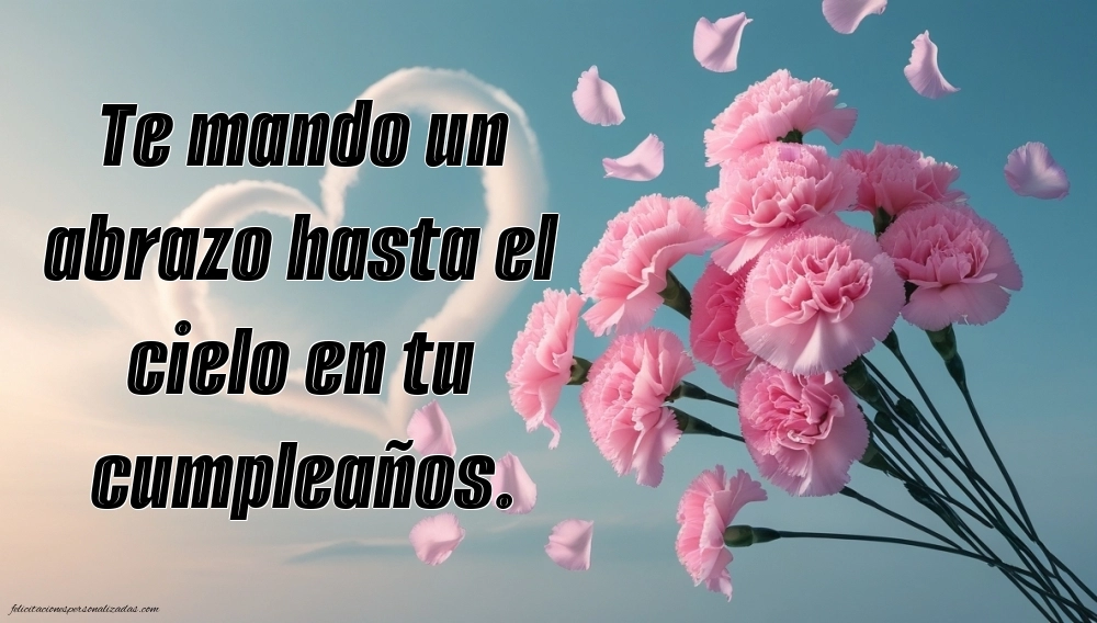 Imágenes de Feliz Cumpleaños hasta el Cielo Tio: Flores y Velas (Conmemoración)